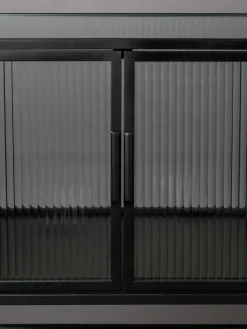 Highboard Boli mit Rillenglas