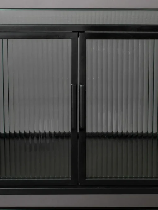 Highboard Boli mit Rillenglas