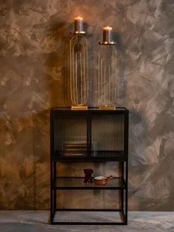 Highboard Boli mit Rillenglas