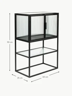 Highboard Boli mit Rillenglas