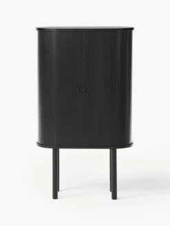 Highboard Calary mit geriffelter Front