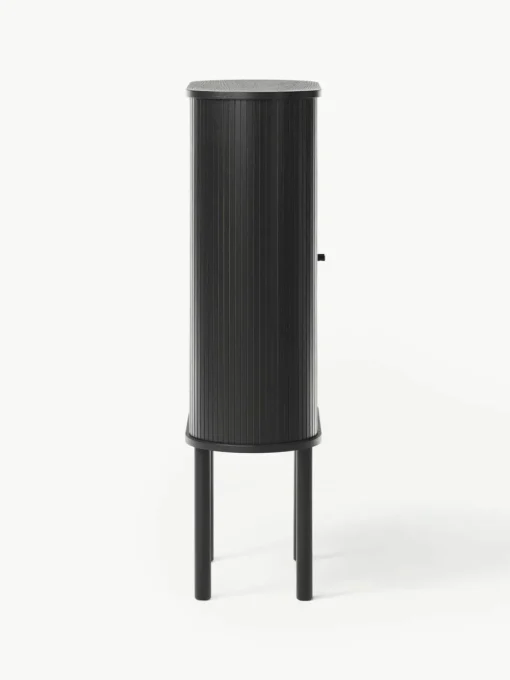 Highboard Calary mit geriffelter Front