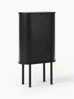 Highboard Calary mit geriffelter Front