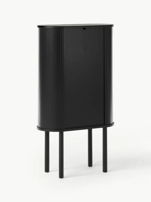 Highboard Calary mit geriffelter Front