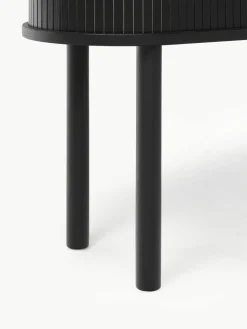 Highboard Calary mit geriffelter Front