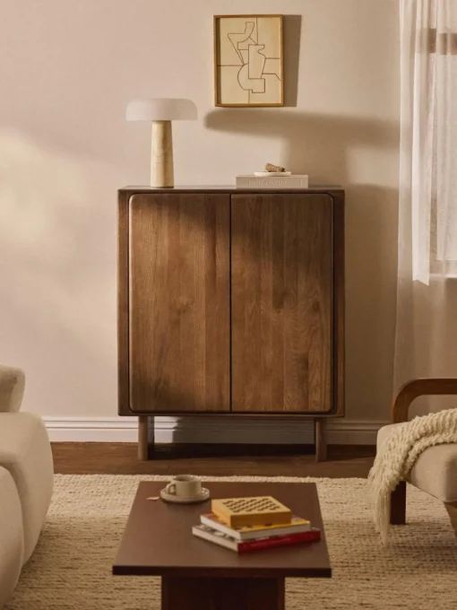 Highboard Chandler aus Eichenholz