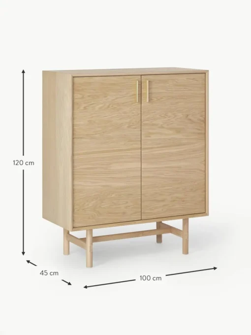 Highboard Diana aus Eichenholz