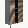 Highboard Kesia mit Walnussfurnier