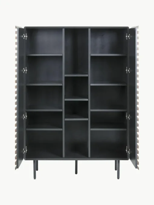 Highboard Kesia mit Walnussfurnier