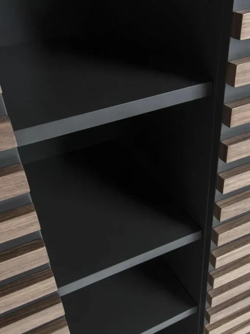 Highboard Kesia mit Walnussfurnier