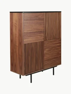 Highboard Nuance mit Rillen-Dekor