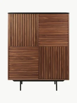 Highboard Nuance mit Rillen-Dekor