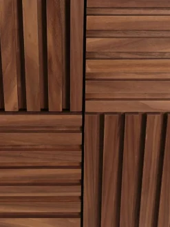 Highboard Nuance mit Rillen-Dekor