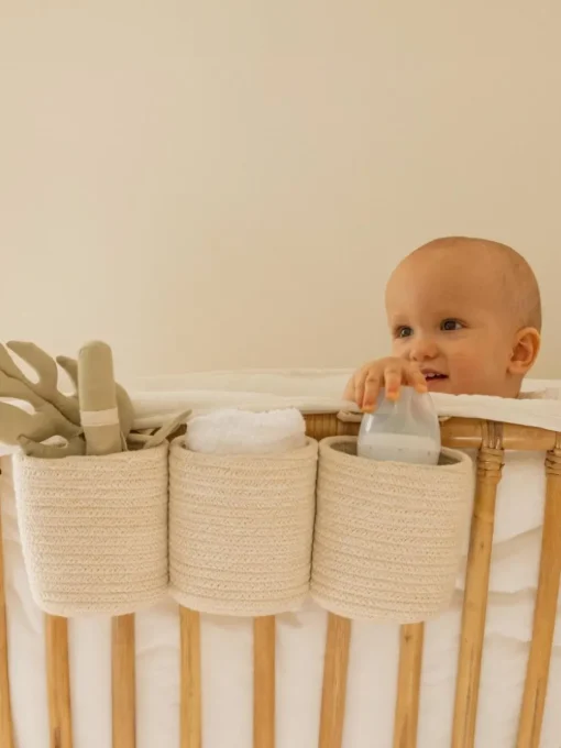 Hängender Aufbewahrungskorb Bobby, handgefertigt