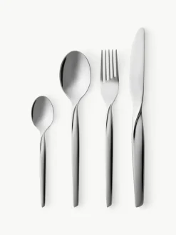 Hochglanzpoliertes Besteck-Set Twist, 4 Personen (16-tlg.)