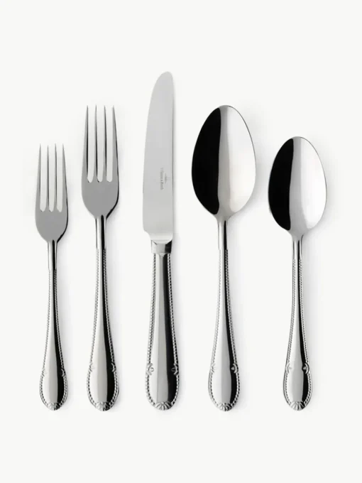 Hochglanzpoliertes Besteck-Set Mademoiselle, 6 Personen (30-tlg.)