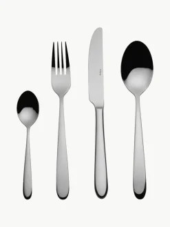 Hochglanzpoliertes Besteck-Set Tulip, 6 Personen (24-tlg.)