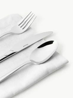 Hochglanzpoliertes Besteck-Set Orchid, 12 Personen (70-tlg.)