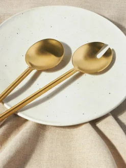 Hochglanzpoliertes Salatbesteck Agata