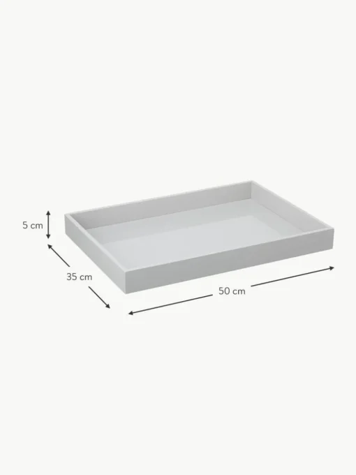 Hochglanz-Tablett Hayley, B 50 cm