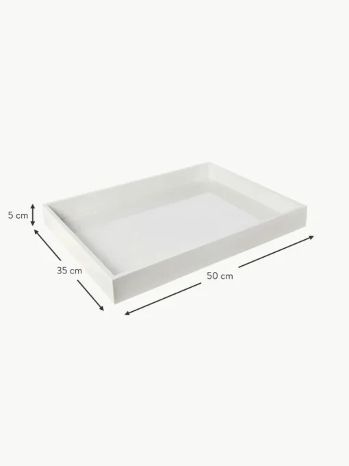 Hochglanz-Tablett Hayley, B 50 cm