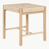Hocker Abano aus Pappelholz
