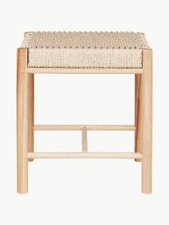 Hocker Abano aus Pappelholz
