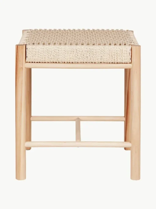 Hocker Abano aus Pappelholz