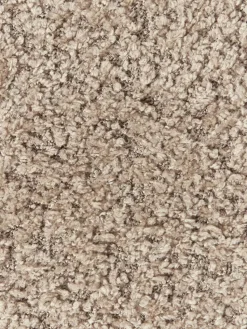 Hocker Alba aus Teddy-Bouclé