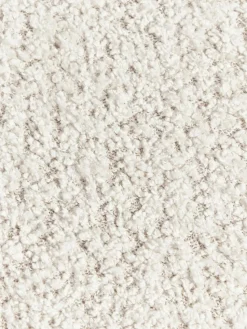 Hocker Alba aus Teddy-Bouclé
