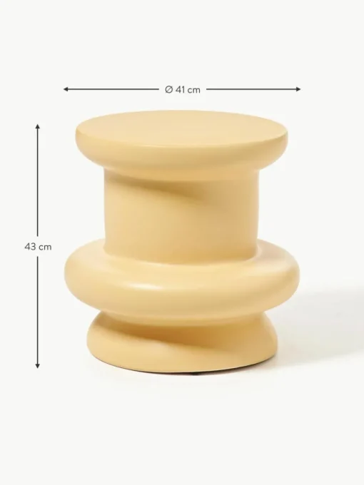 Hocker Cosmos aus Steingut
