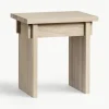 Hocker Japanese aus Eichenholz