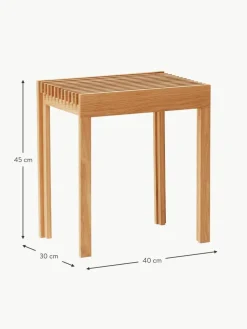 Hocker Lightweight aus Eichenholz