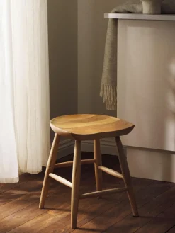 Hocker Nino aus Mangoholz