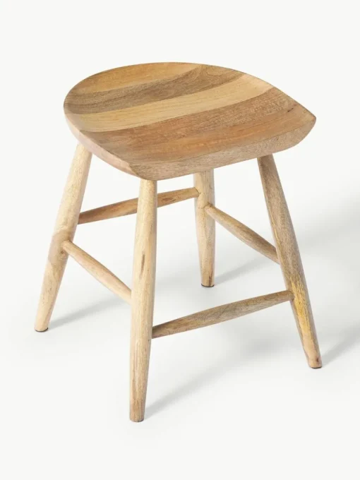 Hocker Nino aus Mangoholz