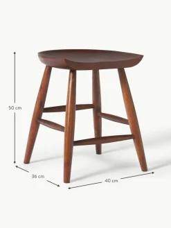 Hocker Nino aus Mangoholz