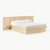 Holzbett Nanto mit Schubladen und Kopfteil