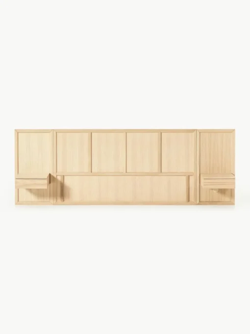 Holzbett Nanto mit Schubladen und Kopfteil