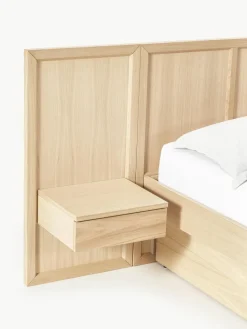 Holzbett Nanto mit Schubladen und Kopfteil