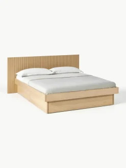 Holzbett Sato mit Schubladen und Kopfteil