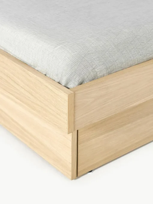 Holzbett Sato mit Schubladen und Kopfteil
