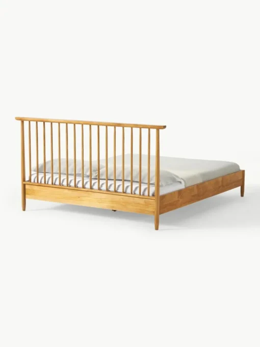 Holzbett Windsor mit Kopfteil aus Kiefernholz