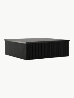Holz-Couchtisch Lenox mit Rillenrelief