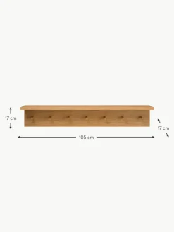 Holz-Garderobenleiste Place, B 105 cm