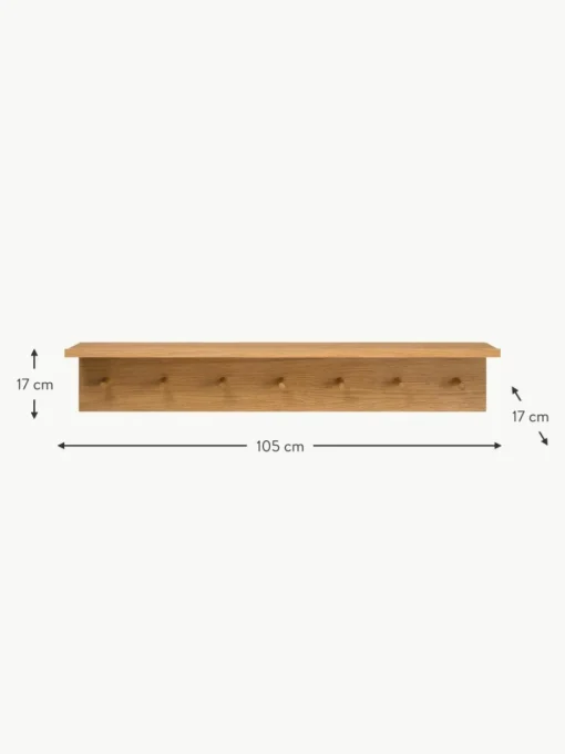 Holz-Garderobenleiste Place, B 105 cm