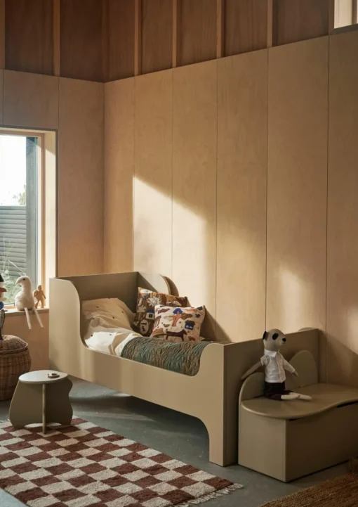 Holz-Kindersitzbank Slope mit Stauraum