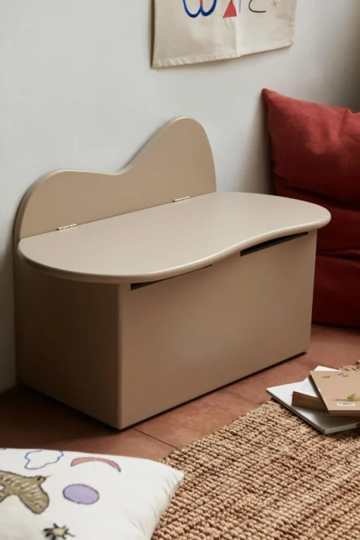 Holz-Kindersitzbank Slope mit Stauraum