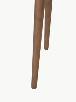 Holz-Konsole Barbier mit Rolltüren und geriffelter Front