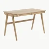 Holz-Schreibtisch Jacques mit Kabeldurchlass