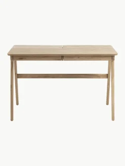 Holz-Schreibtisch Jacques mit Kabeldurchlass